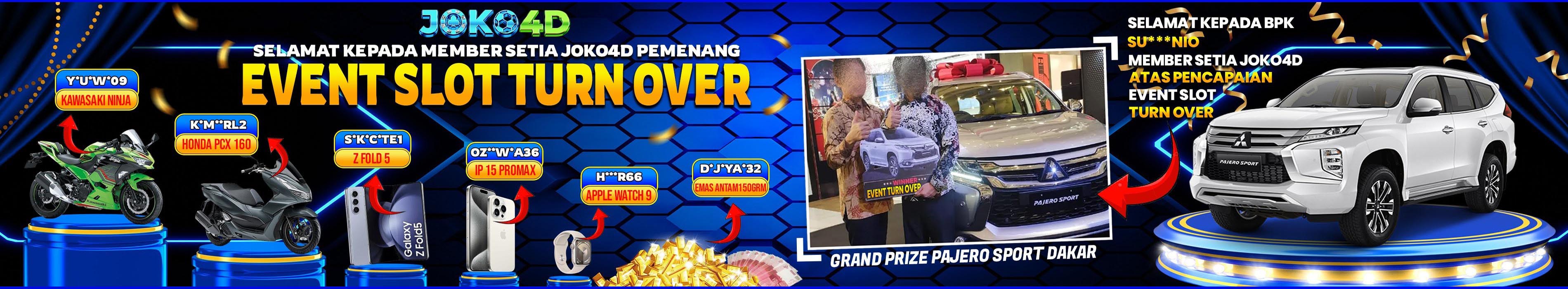 PEMENANG EVENT SLOT TURN OVER