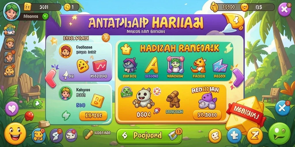 Fitur bonus yang membuat bermain semakin seru.