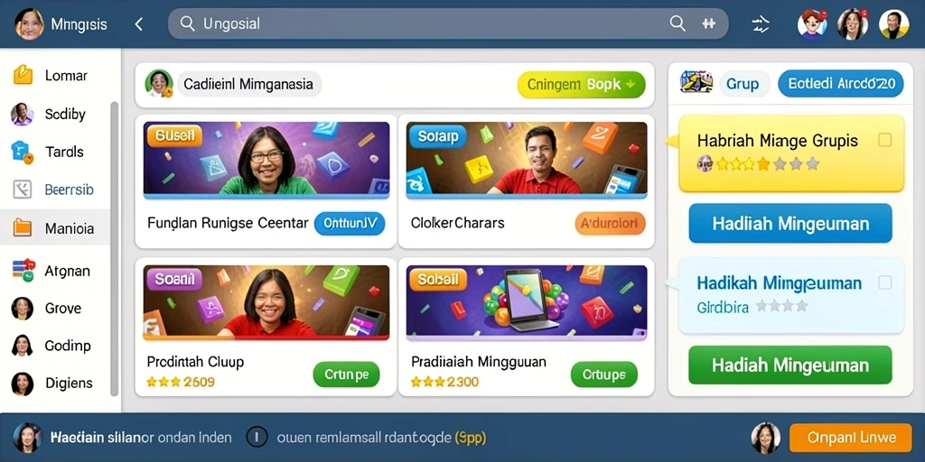 Momen aksi seru dalam pertempuran melawan musuh.