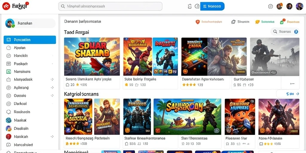 Variasi permainan yang beragam dan menyenangkan.